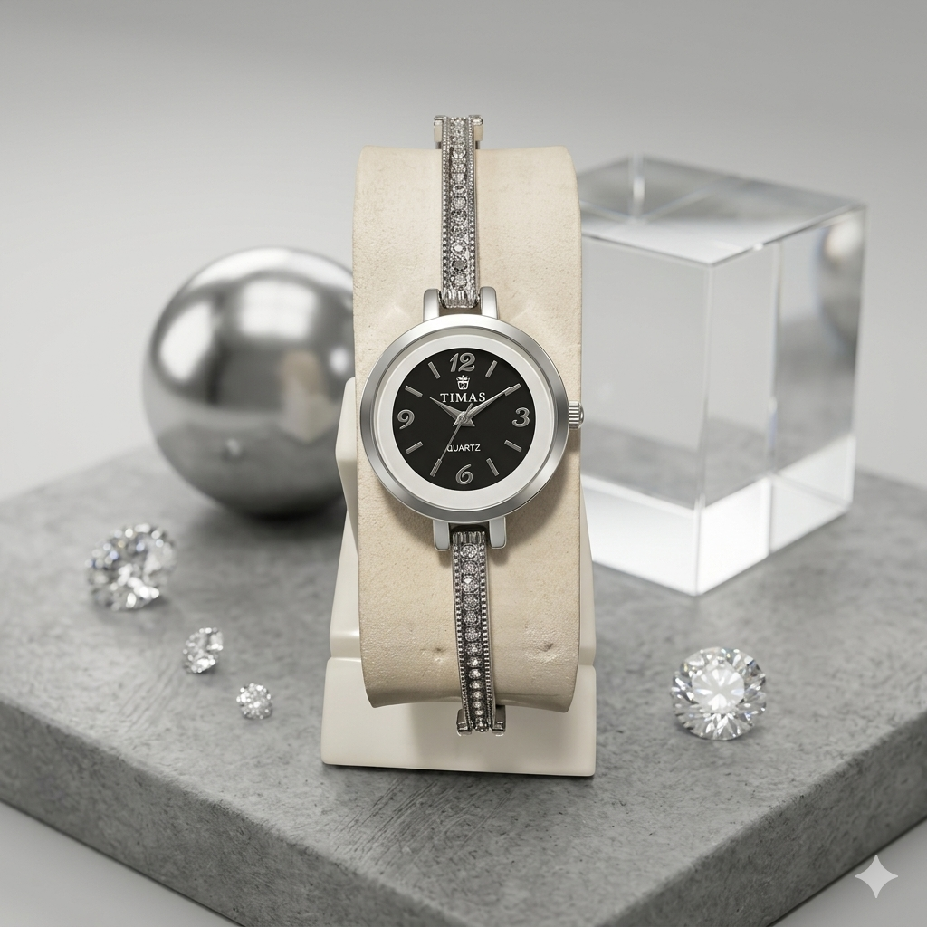 Circle dail golden/Silver watch