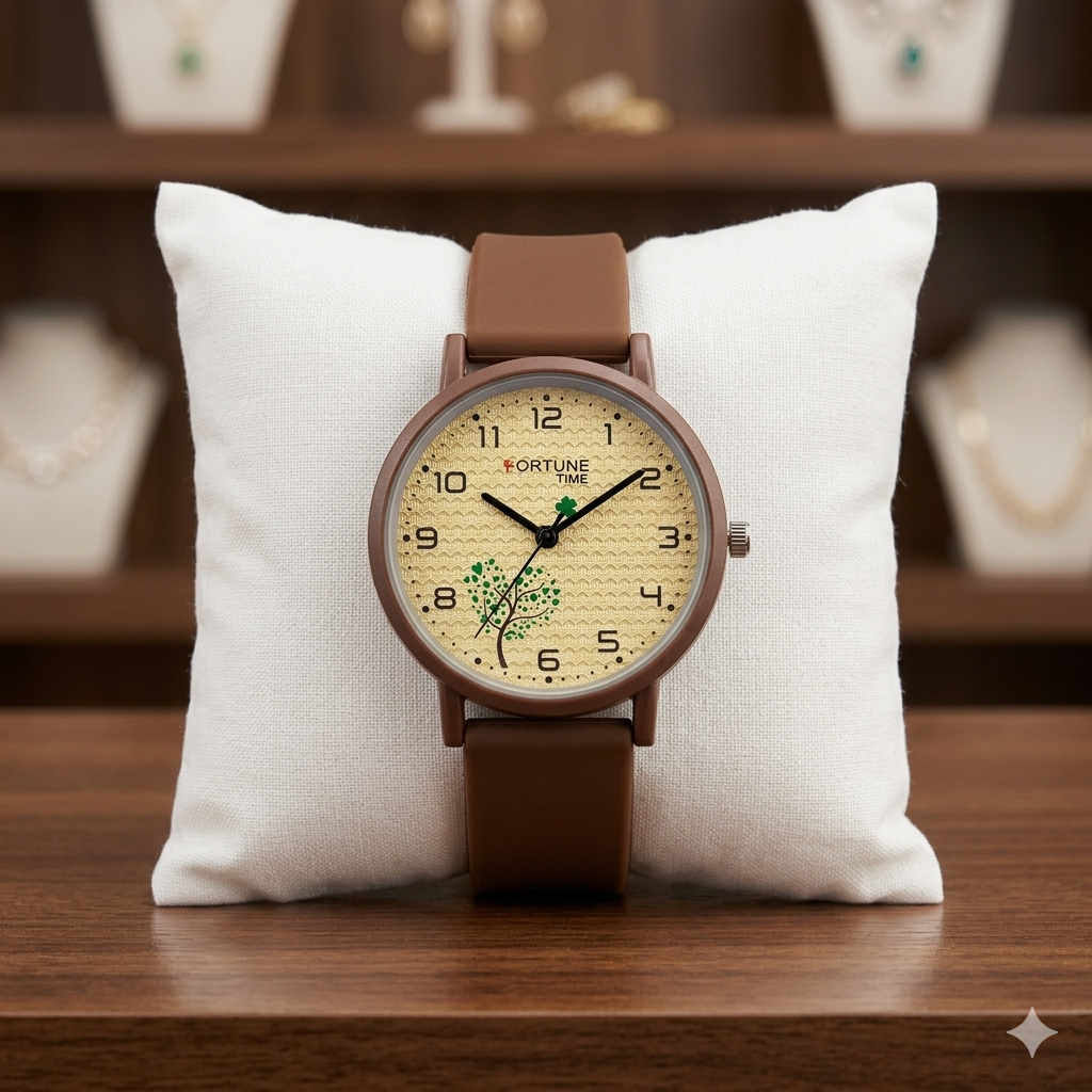 premium brown watch for men