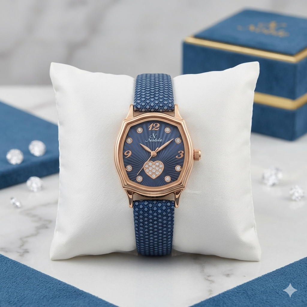 Premium blue watch for ladies