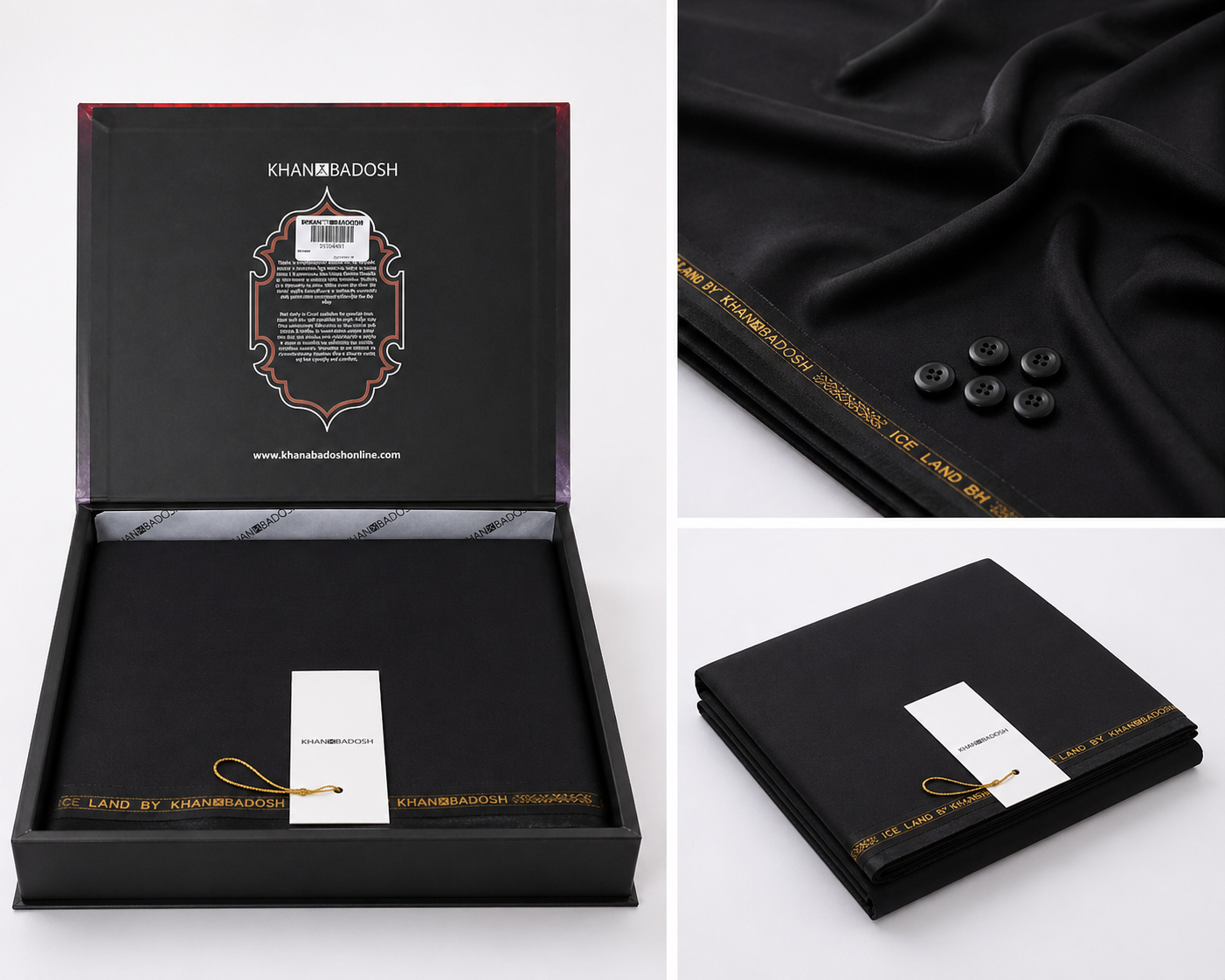 A premium Signature Black colour of KHANXBADOSH