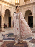 A Midnight Ivory Elegance – Embroidered Lawn Suit In Golden Yellow