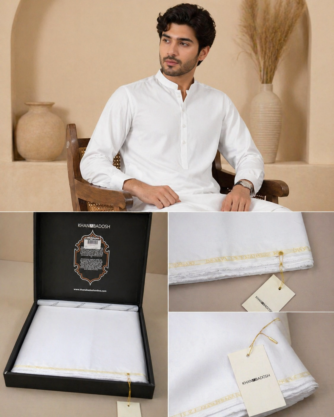 A premium White colour of KHANXBADOSH