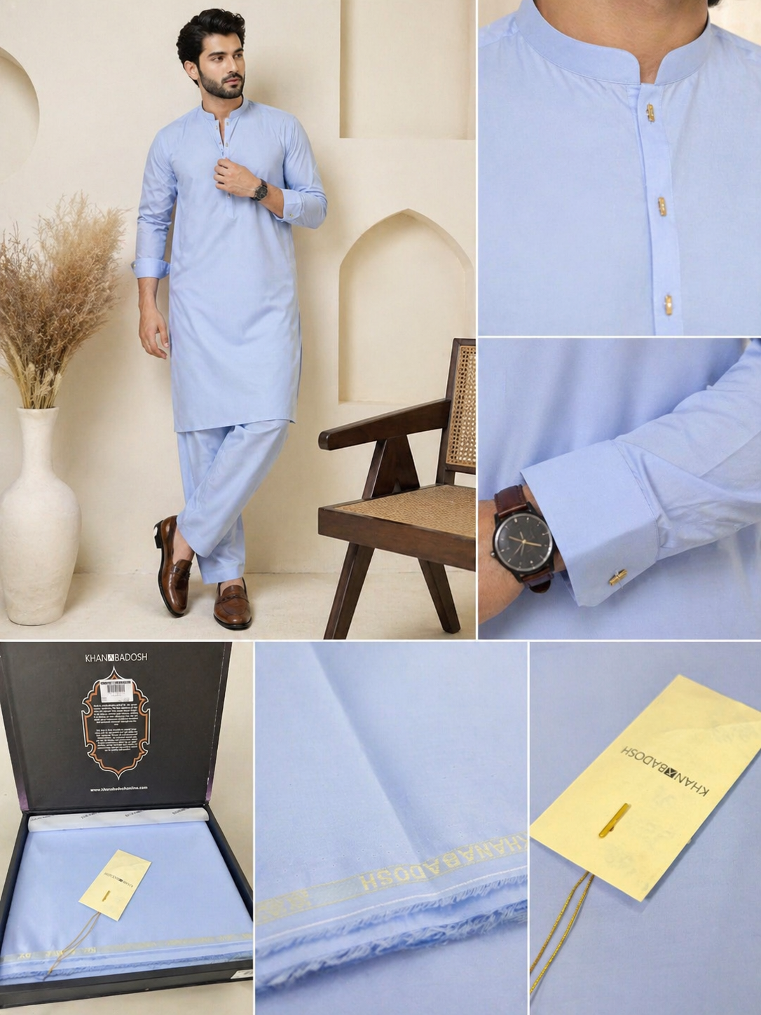 A premium Sky Blue  colour of KHANXBADOSH